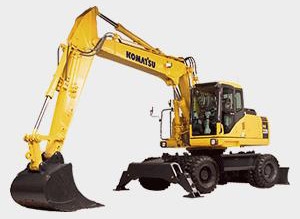 Колесный экскаватор Komatsu PW200-7 Колесный экскаватор Komatsu PW200-7
